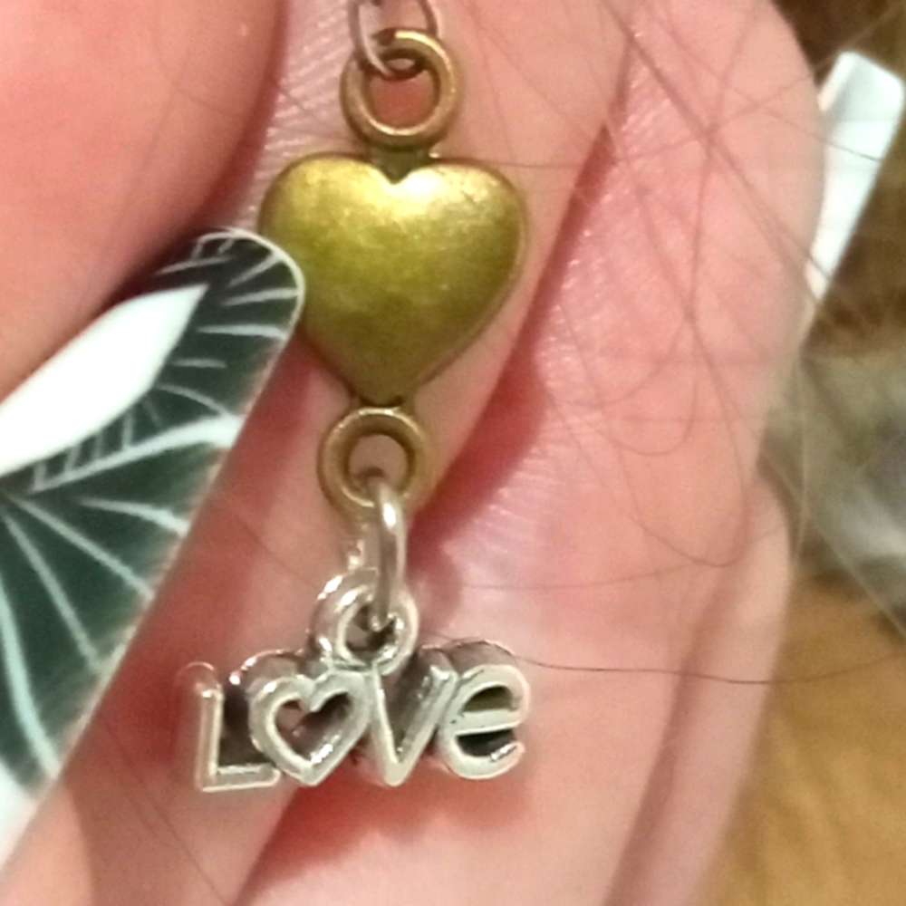 Love heart earrings